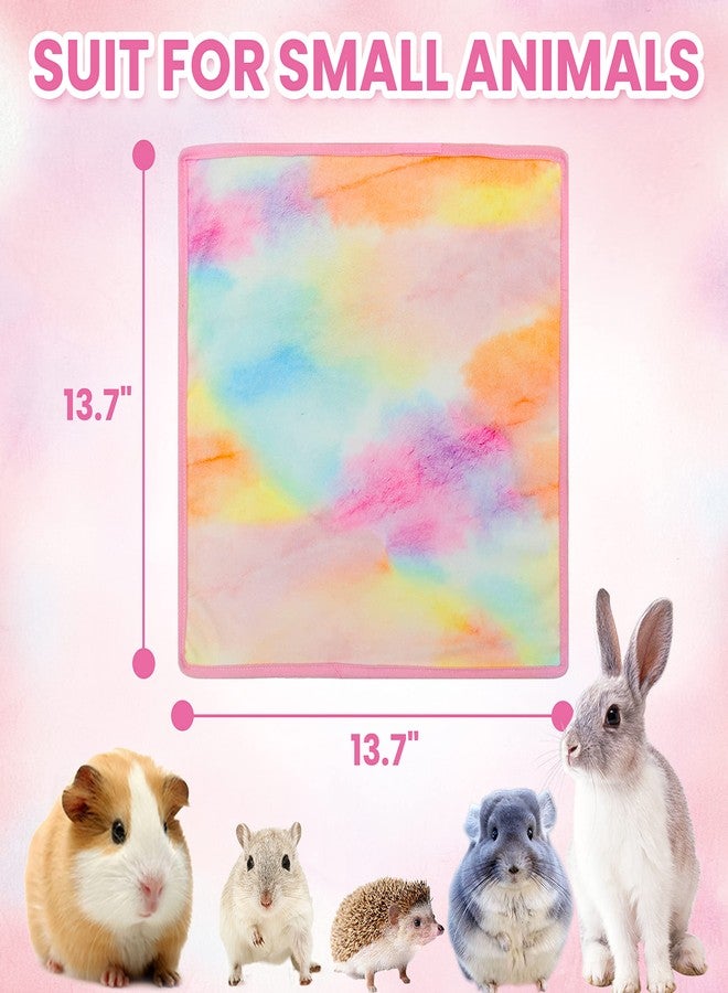 ORZECHKO Guinea Pig Bedding - 3 Pack Waterproof Small Animal Cage Accessories for Guinea Pig Rat Hamster Chinchilla Hedgehog Rabbit Ferret- Washable Soft Fleece Pet Cage Liner Mat Blankets - Image 2